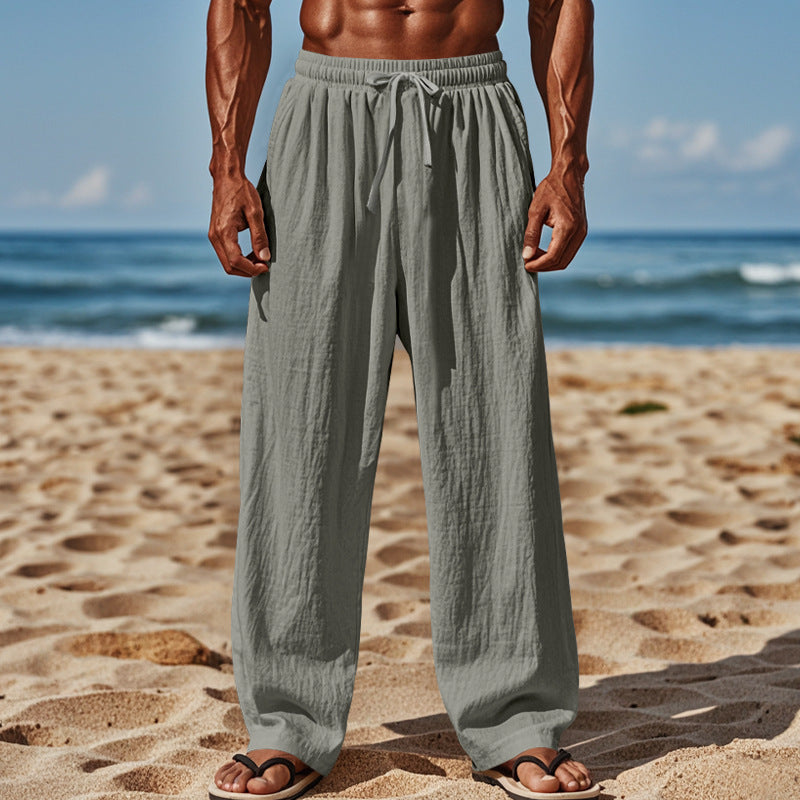 Herren Strandhose Leicht Atmungsaktiv Sommerhose