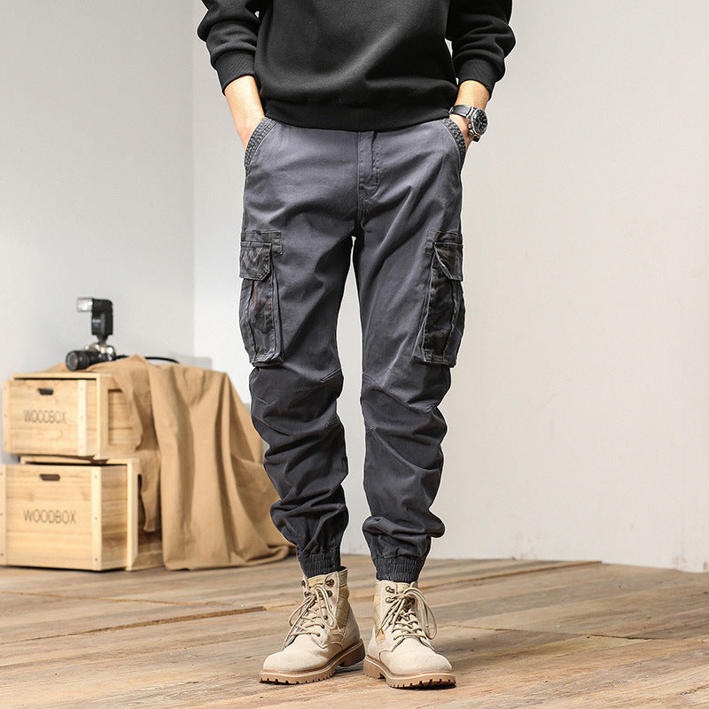 Herren Cargo-Hose Bequem Mit Seitentaschen Elastisch