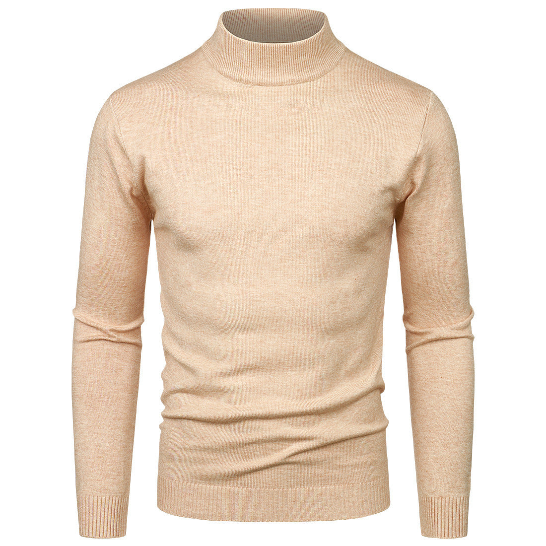 Herren Rollkragenpullover Feine Baumwolle Hochwertig