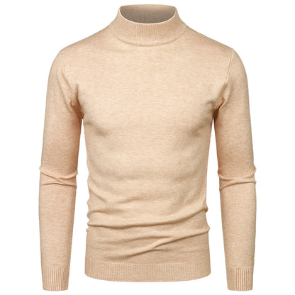Herren Rollkragenpullover Feine Baumwolle Hochwertig