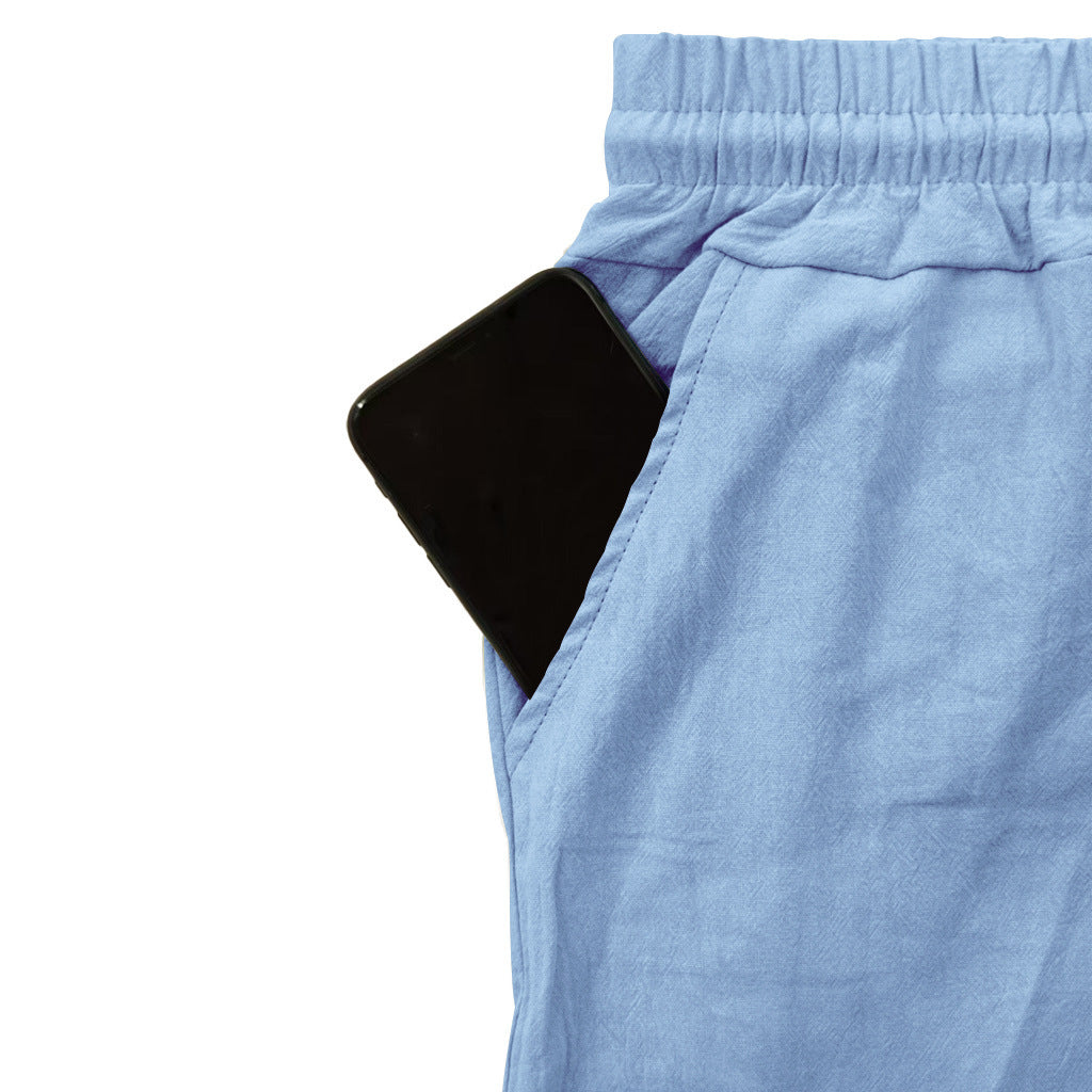 Herren Cargo-Hose mit elastischem Bund und praktischen Seitentaschen Berlin-Glamour 1759.