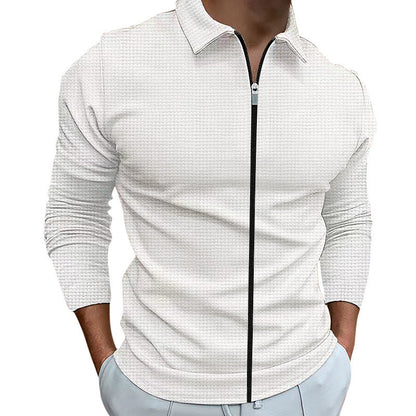 Herren Langarmshirt Sportlich Modern Slimfit