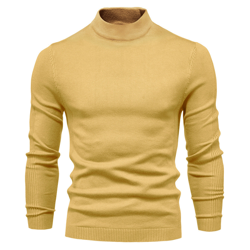 Herren Rollkragenpullover Weich Komfortabel Strick