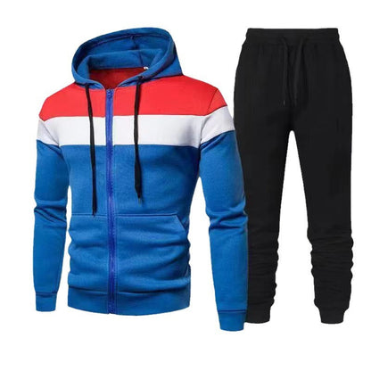 Herren Sportanzug Jogginghose Kapuzenoberteil Bequem