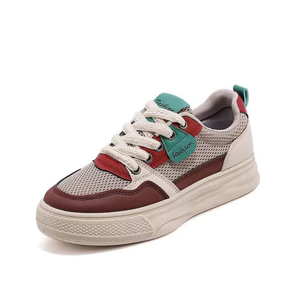 Damen Sneaker Atmungsaktiv Bequem Laufsohle Sportlich