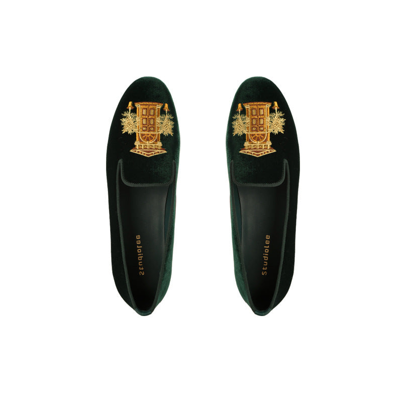 Damen Mokassins Elegant Sternenmuster
