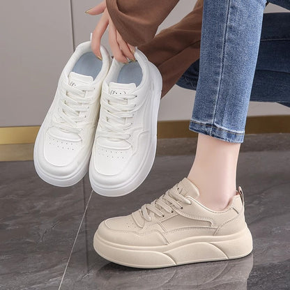 Damen Sneaker Chunky atmungsaktiv Komfort Sohle