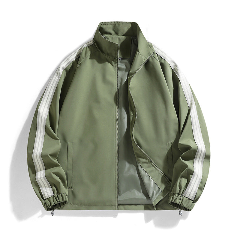 Herren Windjacke Sportlich Reflektierend Wasserabweisend