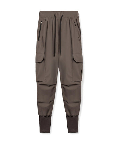 Damen Cargo-Hose Bequem Elastisch Mit Reißverschlusstaschen