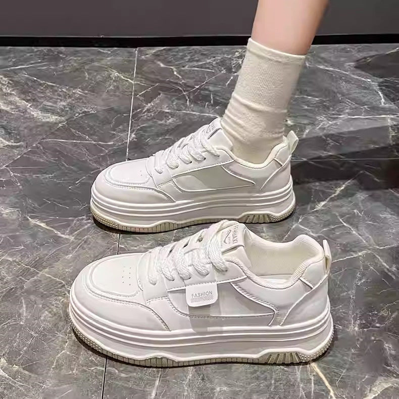 Damen Sneaker Stadtlich Chunky Weite Sohle Sportlich