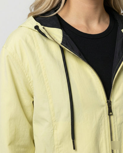 Damenblouson Kapuzenjacke Kurz mit Reißverschluss