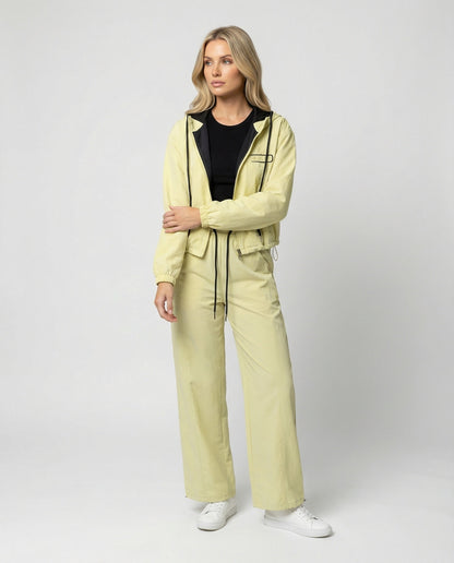 Damenblouson Kapuzenjacke Kurz mit Reißverschluss - BerlinGlamour