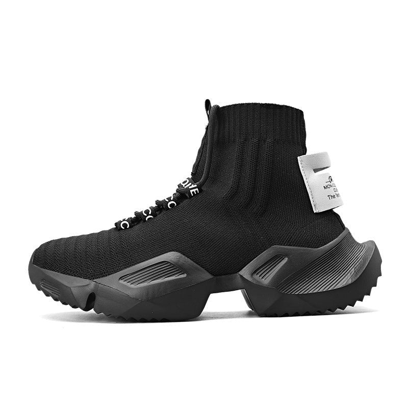 Damen Sneaker High-Top Elastisch Style Frauen Schuhe