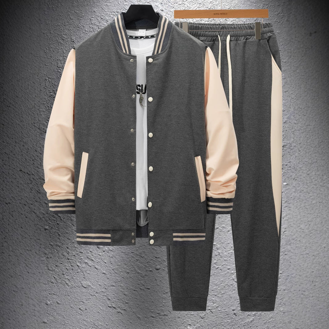 Herren Freizeitanzug Sportlich College Style Modern