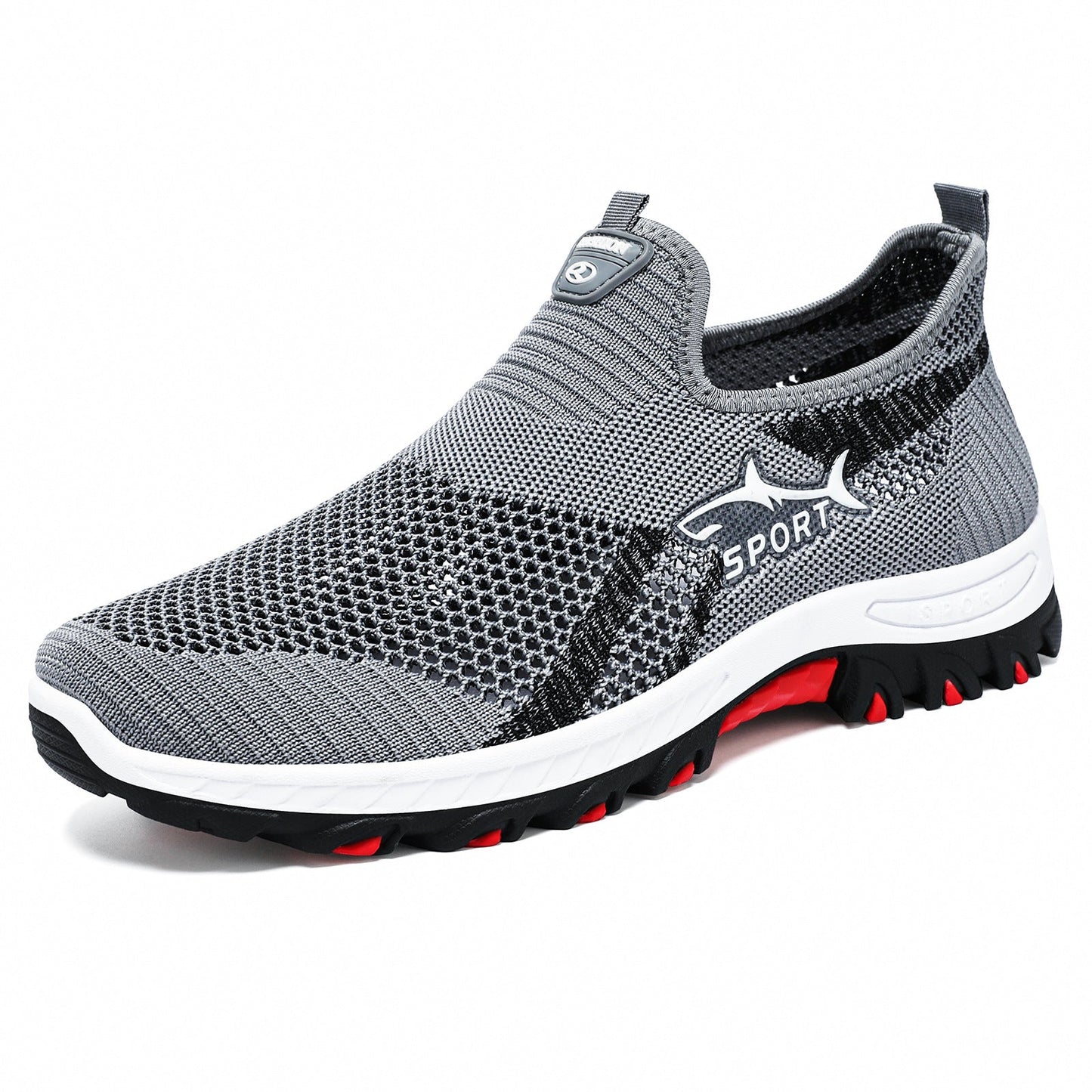 Damen Sneaker Sportlich Atmungsaktiv Slip-On Laufschuhe