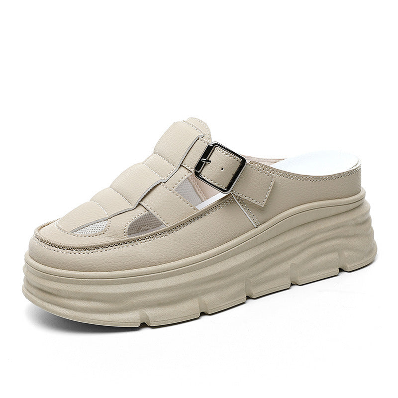 Damen Plateau-Sandalen Komfortabel Verstellbar Sommer
