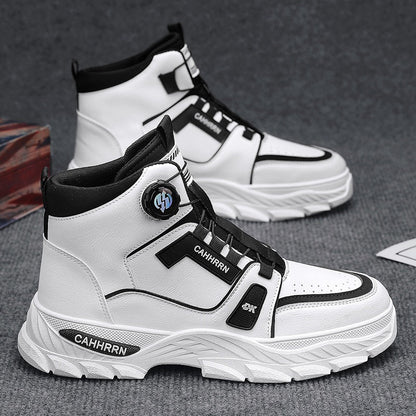 Damen Sneaker High-Top Laufschuhe Schnellschnürsystem Sportlich - BerlinGlamour