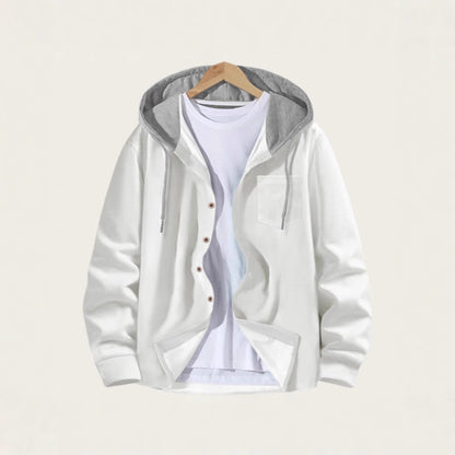 Herren Kapuzenjacke Lässig Mit Hoodie Modern