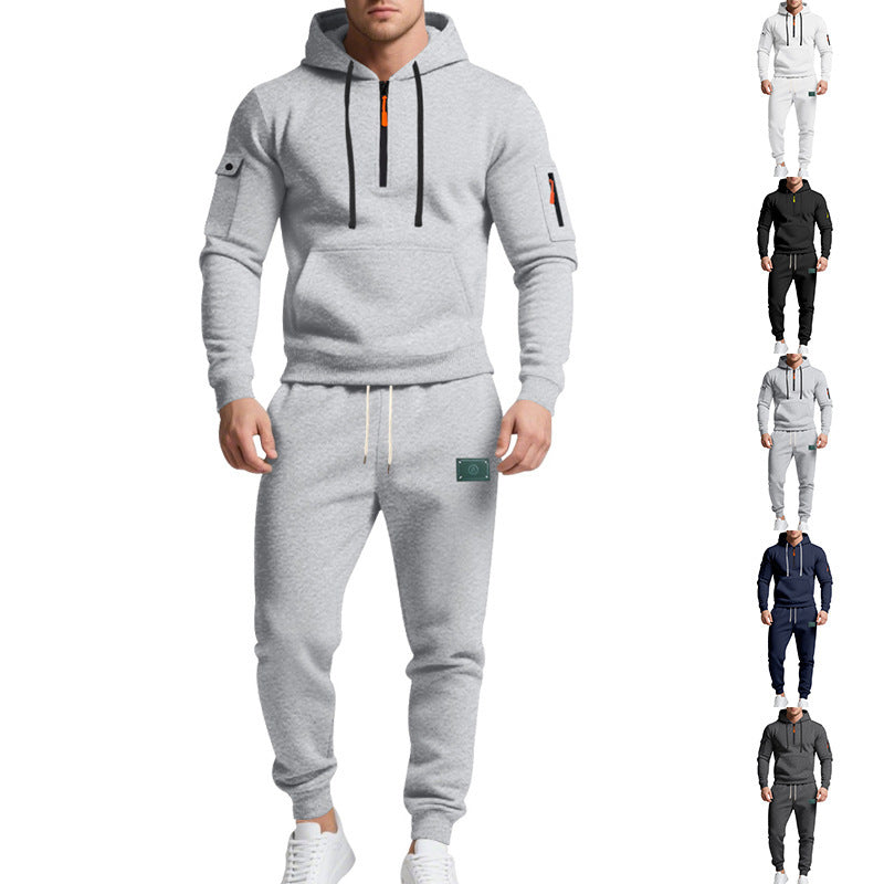 Herren Jogginganzug Set Modern Hoodie Sportlich - BerlinGlamour