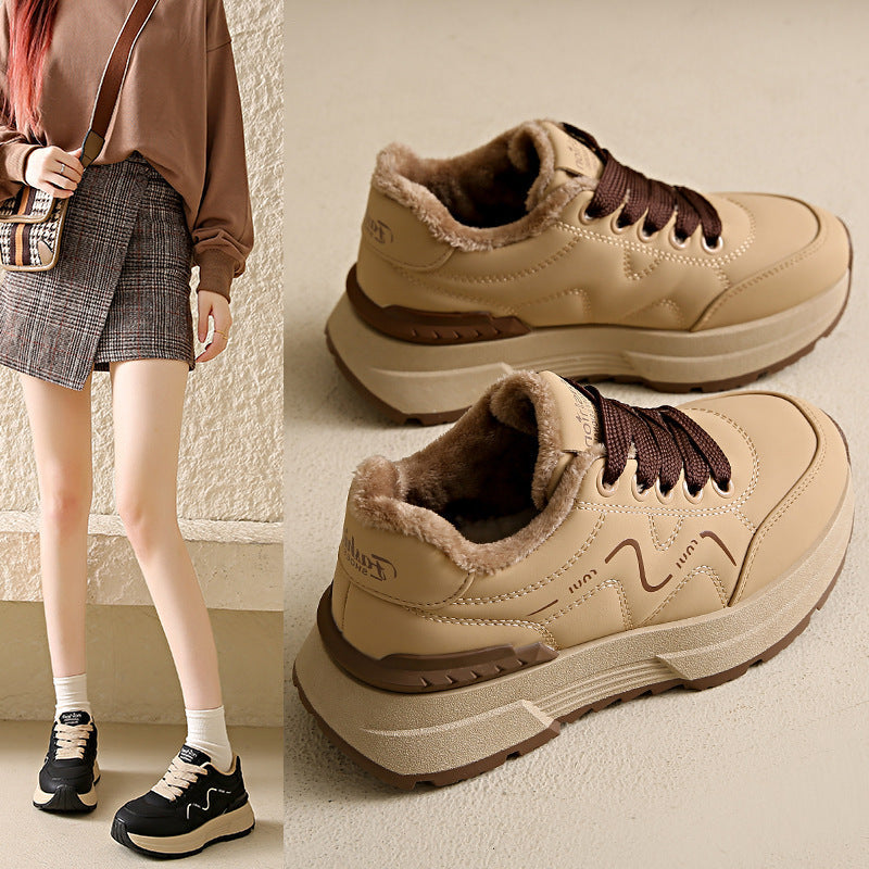 Damen Sneaker Atmungsaktiv Robust Gummisohle Sportlich