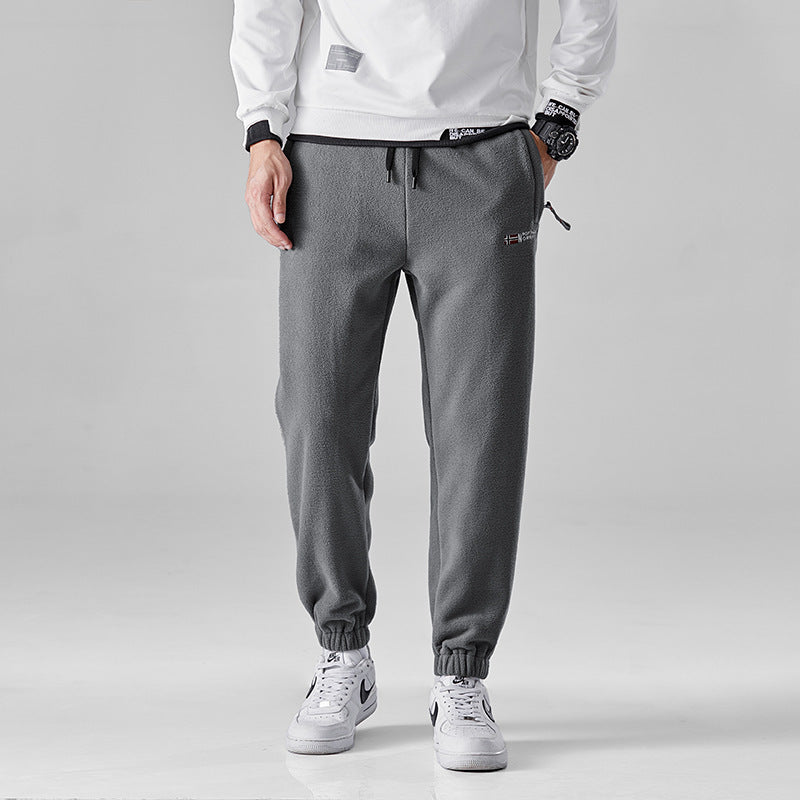 Bequeme Fleece Jogginghose Herren Warm