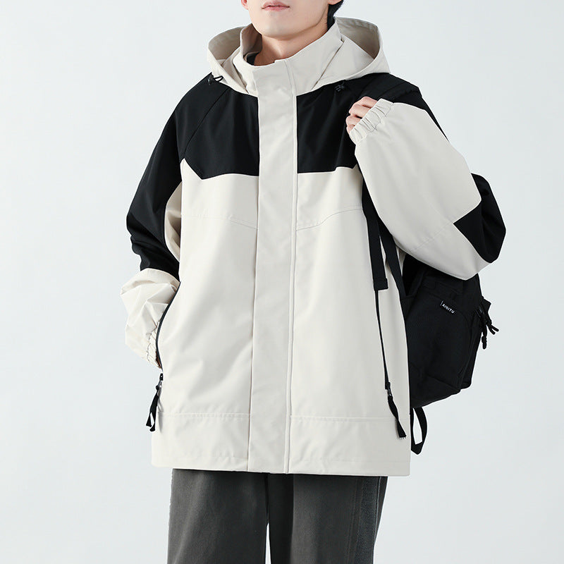 Wasserabweisende Outdoorjacke Unisex Winddicht