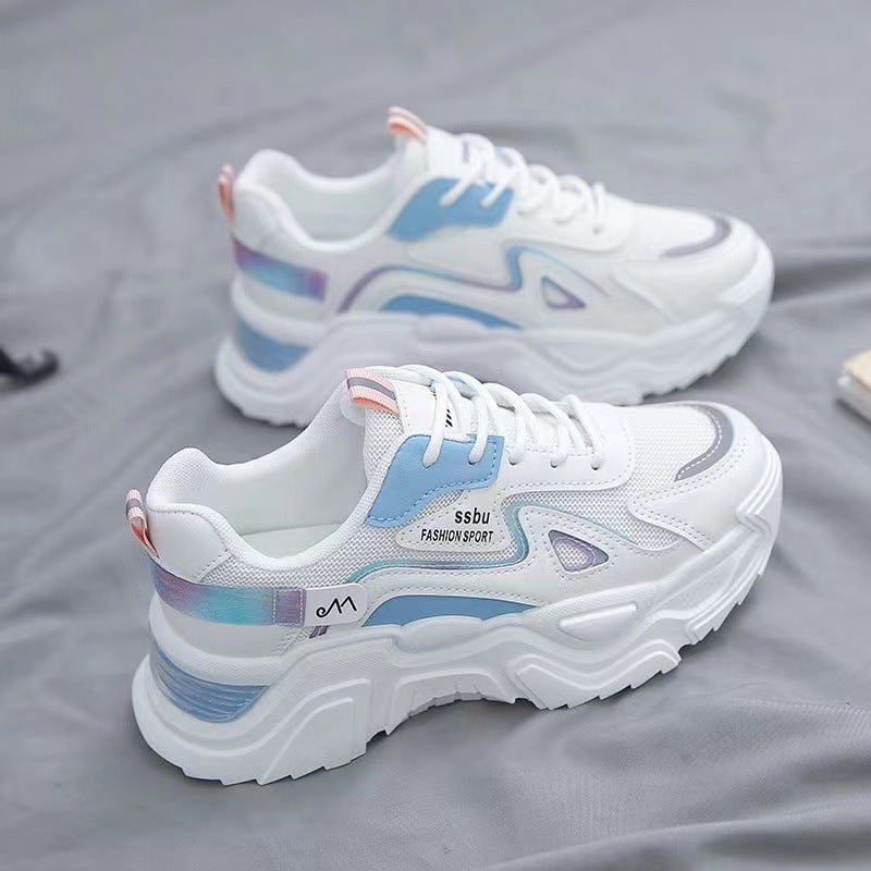 Damen Sneaker Sportlich Reflektierend Komfortabel Laufschuhe