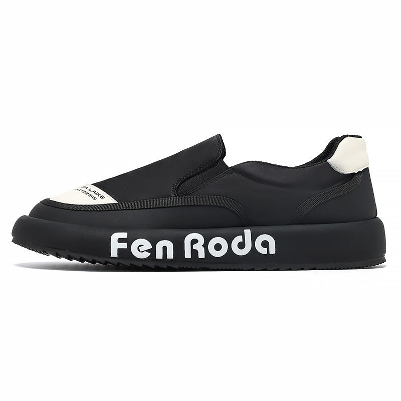 Damen Sneaker Bequem Slip-On Schuhe Rutschfest Modern