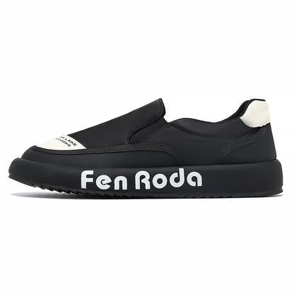 Damen Sneaker Bequem Slip-On Schuhe Rutschfest Modern