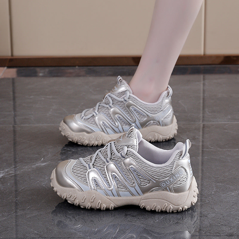 Damen Sport Schuhe Atmungsaktiv Mesh Freizeit