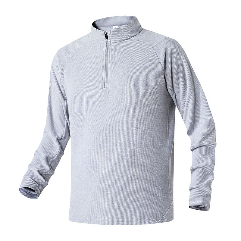 Herren Funktionsshirt Atmungsaktiv Halbzipper Sportlich