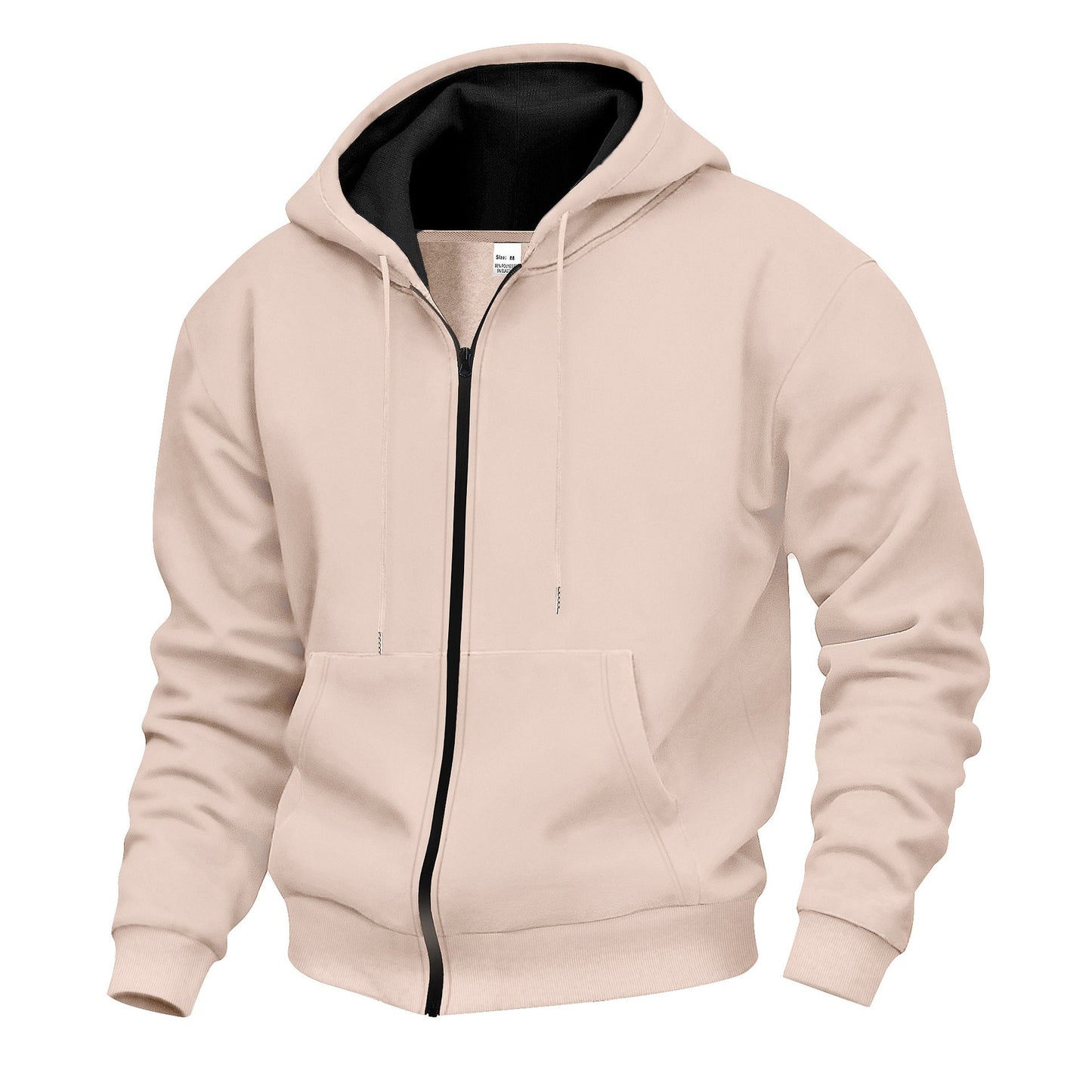 Herren Zip-Hoodie atmungsaktiv Sportlich Modern