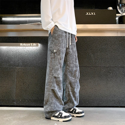 Praktische Utility-Hose Weit Bequem mit Taschen Unisex - BerlinGlamour