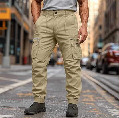 Herren Cargo-Hose Vieltaschen Flexibel Bequem