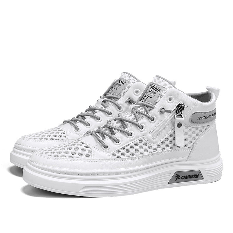 Damen Sneaker High-Top atmungsaktiv mit Weichsohle