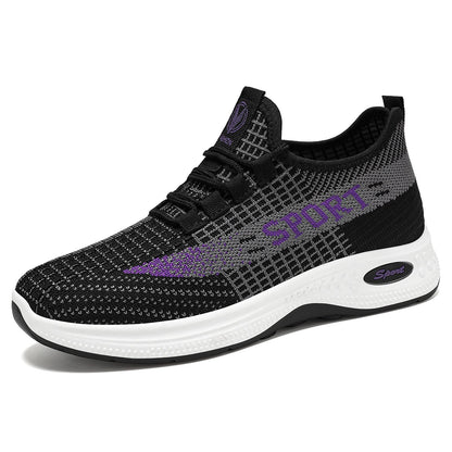 Damen Sneaker Sportlich Atmungsaktiv Laufschuhe Fitness