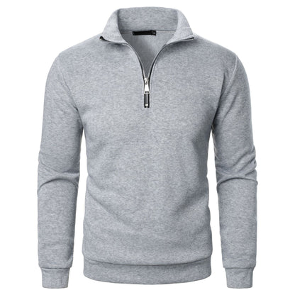 Herren Pullover Kurz Reißverschluss Modern Sportlich