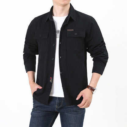 Herren Freizeitjacke Vielseitig Praktisch Mit Taschen