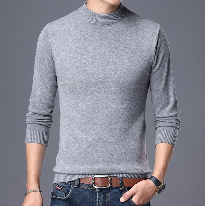 Herren Rollkragenpullover Fein Strick Hochwertig Elegent