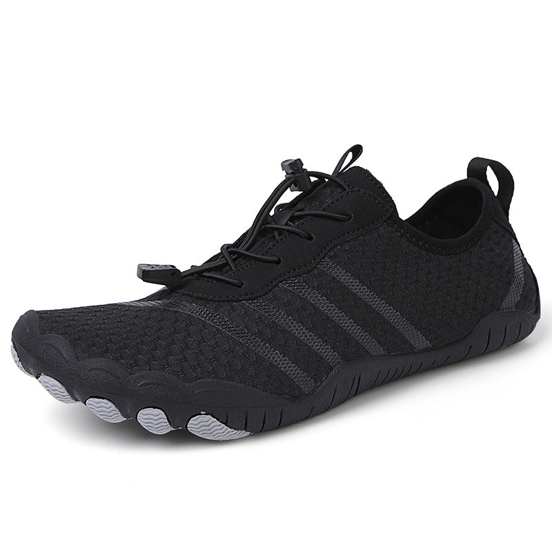 Damen Badeschuhe Sportlich Schnellschnürsystem Wasser Schuhe