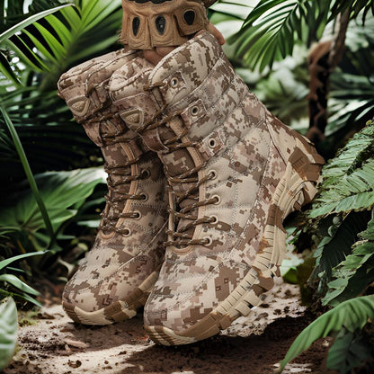 Herren Stiefel Camo Schnelltrocknend Outdoor Einsatzstiefel