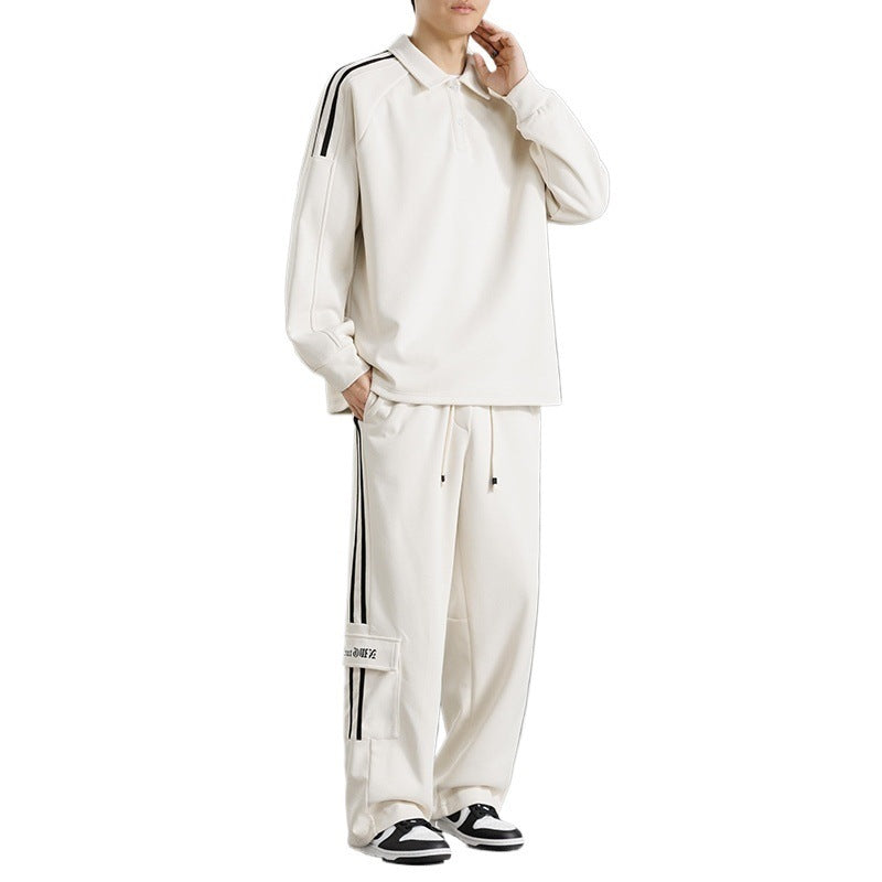 Herren Sportset Funktionstaschen Hochkragen Sportlich