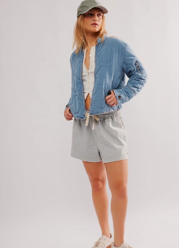 Gesteppte Damen Bomberjacke Trendy Berlin