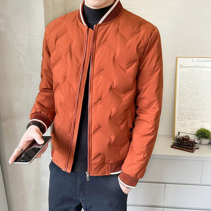 Herren Steppjacke Warm Gesteppt Modern