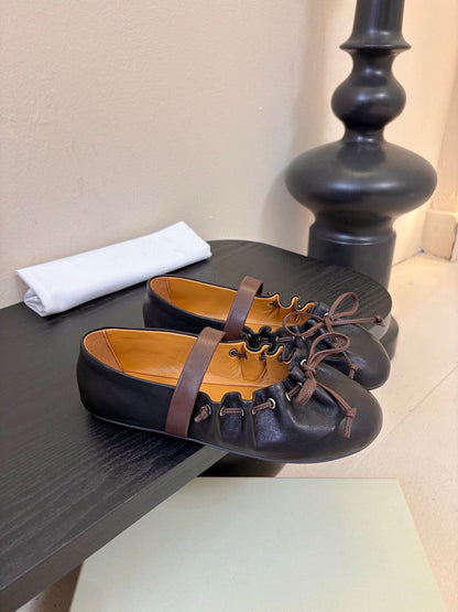 Damen Ballerinas Elegante Rutschfeste Sohle Modisch