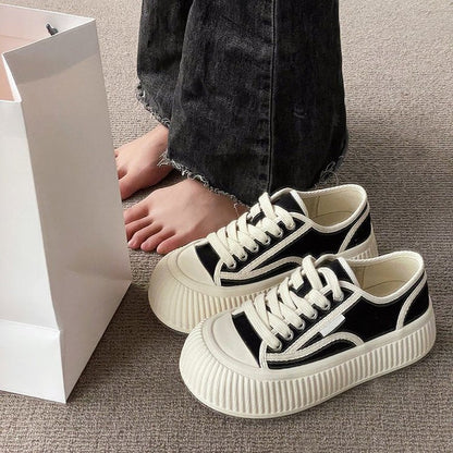 Damen Sneaker Plattform Bequem Dämpfung Elegantes Design
