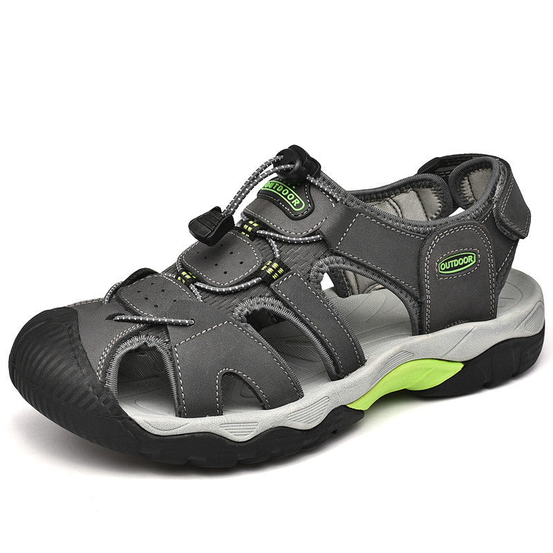 Herren Sandalen Outdoor Rutschfest Schnellschnürsystem