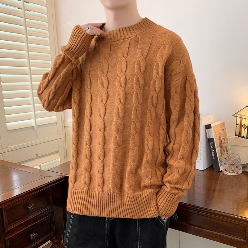 Herren Pullover Grobstrick Modern Berlin Stil