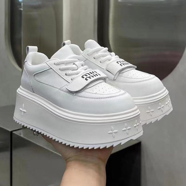 Damen Sneaker Chunky Bequem atmungsaktiv mit Klettverschluss