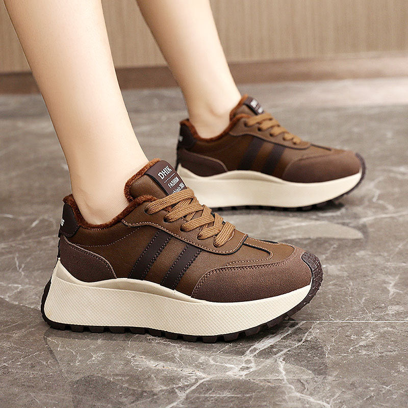 Damen Sneaker Kuschelig Bequem Stylisch